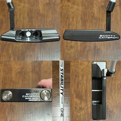 Scotty Cameron Super Select Newport 2 Putter - NEW - Stability One Shaft - DLC - Image 1 of 4