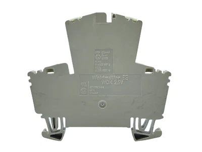 Weidmuller WDK 2.5V Terminal End Bracket Clamp Block Splice Double-tier terminal - Image 1 of 4