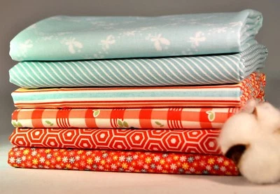 Paquete Roadtrip Red 6 cuartos de grasa de Kelly Panacci para Riley Blake, 1 1/2 yardas Foto 1 de 4