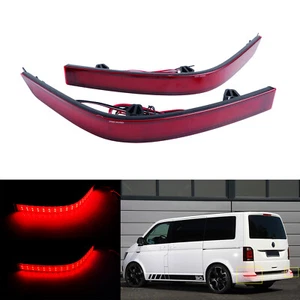 2x LED Stoßstange Hinten Rücklicht Bremsleuchte für VW T6 mit Heckklappe ab 2016 - Bild 1 von 10