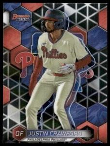 2023 Bowman's Best Justin Crawford #TP-25 Top Prospects - Picture 1 of 2