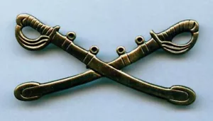 Anstecker gekreuzte Schwerter Südstaaten Pin Abzeichen Rebel CSA Konföderierte - Bild 1 von 2