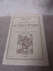 Bulletin le vieux papier n°300. 04/86. imagerie enfantine et caricature......... - Picture 1 of 4