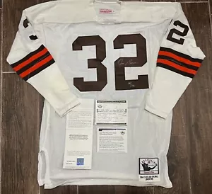 Jim Brown Cleveland Browns Signed Auto Durene Jersey Upper Deck UDA COA Jersey - Picture 1 of 11