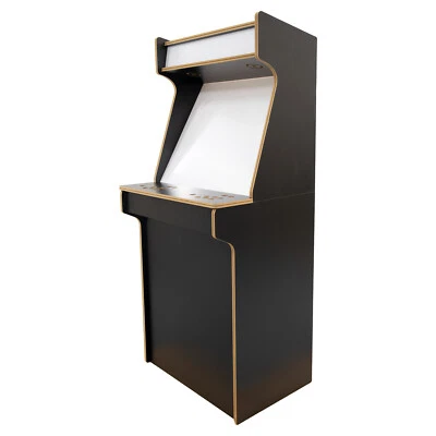 27" Black 2 Player Premium Upright Arcade Cabinet Flat Pack Kit - Image 1 of 4