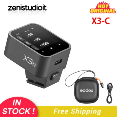 US Godox X3-C 2.4G TTL HSS Flash Trigger Flash Transmitter for Canon Camera - Image 1 of 4