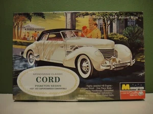 Monogram - 1994 - 1/24 - 1937 CORD Phaeton Sedan Convertible - New / Sealed - Picture 1 of 7