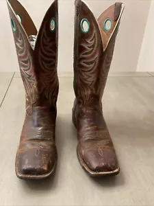 ARIAT Round Up Ryder Western Boots Sassy Brown Women's Size 10 B - Picture 1 of 15