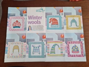Winter Wolle Weihnachtsmütze Karten Kreuzstichmuster, nur Muster - Bild 1 von 4