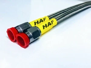 HAF - PTFE Stainless Steel Universal Line -3AN  20 in. Hydraulic Hose - Picture 1 of 3