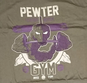 Camiseta Pewter Gym Rock tipo Brock Gym Leader talla grande para hombre - Imagen 1 de 2