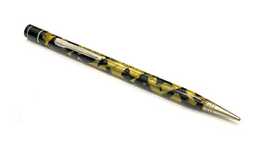 GORGEOUS EVERSHARP PENCIL, TRANSPARENT PEARL AND BLACK, MADE IN USA, 1940'S