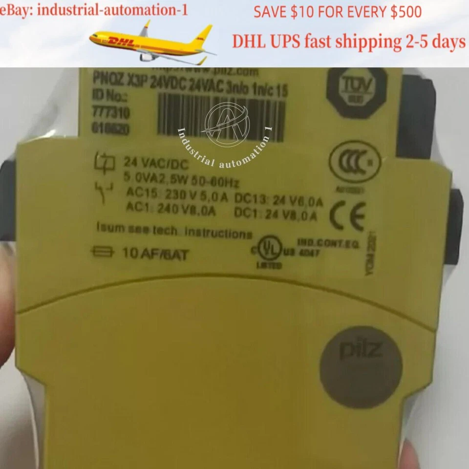 1 relé de seguridad PILZ 777310 PNOZ X3P 24VDC 24VAC 3n/o 1n/c 1 pieza nuevo Foto 1 de 1
