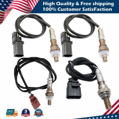 4 шт датчиков кислорода вверх + вниз по течению для Audi A6 A4 3,2 л V6 2005 2006 2007 2008 2009 - Изображение 1 из 4