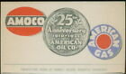 Ink Blotter Amoco American Oil Co 25Th Annivesary  1935