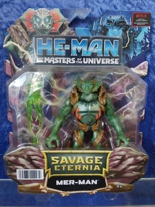 MOTU He-man Masters Of The Universe Netflix MOC Savage Eternia Mer-Man 2022 - Picture 1 of 5
