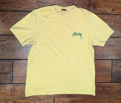 Винтажная РЕДКАЯ мужская футболка Stussy Spot In The Sun Cali пигментная краска - размер M - Изображение 1 из 4