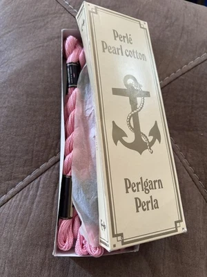 Perlgarn 5 Mez Pearl Cotton Pink (#25) Needlepoint Embroidery Floss Thread - New - Image 1 of 4