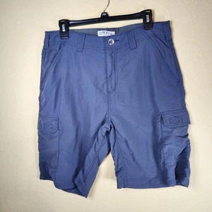 Pantaloncini Orvis Uomo 32 Cargo Nylon Outdoor Escursionismo Elasticizzati Pesca Performance Blu - Foto 1 di 10