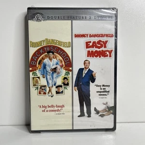 Back to School/Easy Money DVD 2-Disc Set 2007 Rodney Dangerfield New Sealed! - Foto 1 di 5