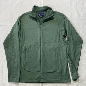 Patagonia R1 Full Zip Jacke Herren Medium Grün Regulator Grid Fleece Polartec - Bild 1 von 14