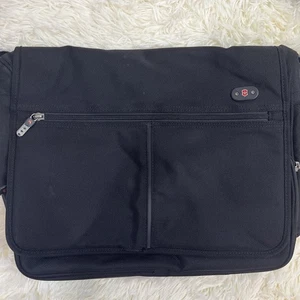 Victorinox rozszerzalna teczka biznesowa, etui na laptopa / torba czarna szwajcarska armia - Zdjęcie 1 z 17