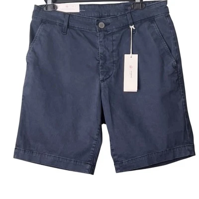 AG Wanderer Slim Short Lightweight Sateen Chino Shorts Navy Size 30 Logo NWT - Image 1 of 4