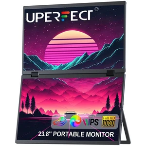 UPEFECT 15,6" Double Moniteur Portable Écran PC pour Ordinateur Portable Extender Monitor - Photo 1/9