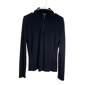 Smartwool Women’s Long Sleeve Wool Baselayer Quarter Zip Top Size XL - Picture 1 of 7