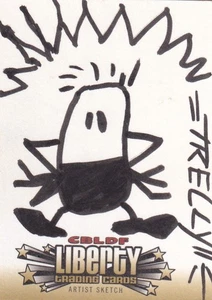Cryptozoic Comic Book Legal Defense Fund Original Sketch Card by Kelly - Picture 1 of 2