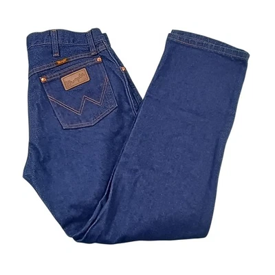 Jeans Wrangler Western 13MWZPW masculino 31x30 azul escuro jeans cowboy perna reta - Imagem 1 de 4
