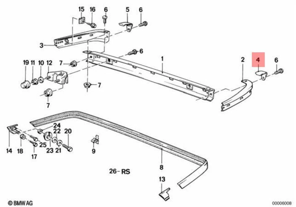 Cubierta imprimada izquierda original BMW E30 316 318i 320i 323i 324d 325e 325i 51121959895 Foto 1 de 1