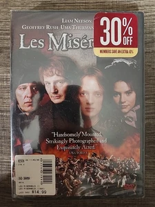 *BRAND NEW* Les Miserables W/ Liam Neeson Uma Thurman & Claire Danes (DVD, 1998) - Bild 1 von 2