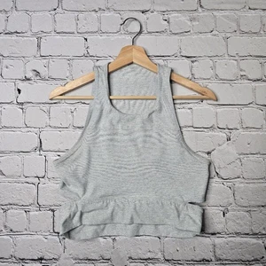 Outdoor Voices Slashback hellgrau Cut-Out-Detail Top Größe Large - Bild 1 von 10