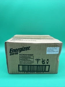 Brand New Sealed Case Of 72 Batteries Energizer CR2016 ECR2016BP 03/2032 - Picture 1 of 6