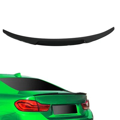 Heckspoiler Lippe für 4er BMW F32 Coupe 2013-2021 mit ABE Schwarz Glanz Sport - Bild 1 von 4