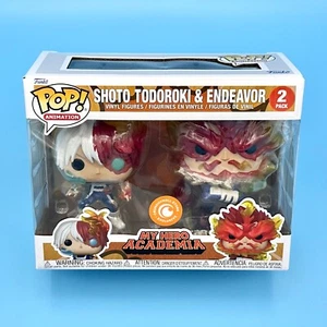 Funko POP! Paquete de 2 figuras de vinilo anime de My Hero Academia Shoto Todoroki y Endeavor - Imagen 1 de 4
