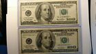 {2} Star $100.00 Federal Reserve Notes One 2003 and the other One 2006