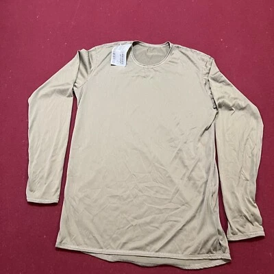 ECWCS GEN III Level 1 Undershirt Lightweight TAN USGI Military US Army Small Reg - Image 1 of 4