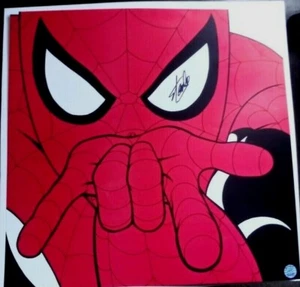 MARVEL VINTAGE WARNER BROTHERS SPIDERMAN SIGNED EXCELSIOR STAN LEE 1996 COA RARE - Picture 1 of 7