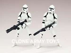 2 Star Wars Clone Troopers Colección La Venganza de los Sith Ejército ROJOS 3.75 Sueltos - Imagen 1 de 1