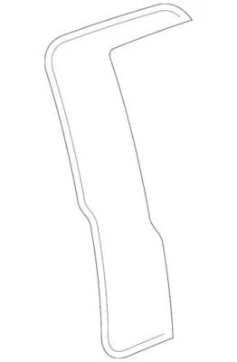 Carro urbano genuino Ford Lincoln 2006-2011 resistente a la intemperie en la carrocería 5W1Z-54253A11-BB Foto 1 de 2