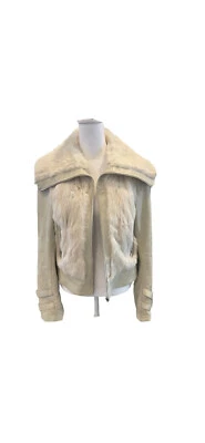 chaqueta de cuero y piel de conejo mackage Foto 1 de 4