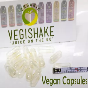 1000 leere Kapseln Vegan Halal Koscher HPMC Größe 00 Top Qualität Selbstbefüllen Pulver - Bild 1 von 8