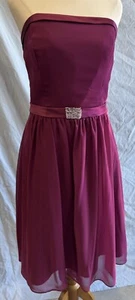 "ALFRED ANGELO"SIZE"12"FORMAL*PLUM*OFF SHOULDER DRESS~BNWT~RRP$289* - Picture 1 of 8