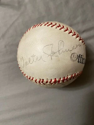 Béisbol Oficial WALTER JOHNSON Firmado Autografiado PSA/DNA LOA RARO Foto 1 de 4