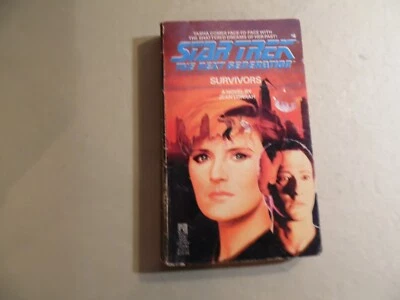 Star Trek The Next Generation Survivors (книга в мягкой обложке 1989) Бесплатная внутренняя доставка - Изображение 1 из 2