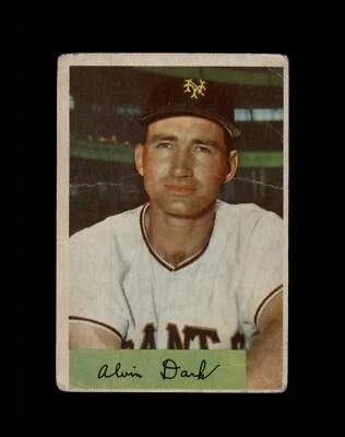 1954 Bowman - Alvin Dark #41 .986,.960 Field Avg. - Image 1 of 2