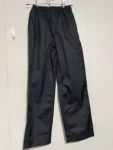Columbia Kids Rain Pants Youth Shell Size Medium 10/12 Black Waterproof - Picture 1 of 7