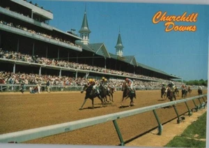 Grüße aus Churchill Downs Louisville KY Kontinentale Postkarte - Bild 1 von 2